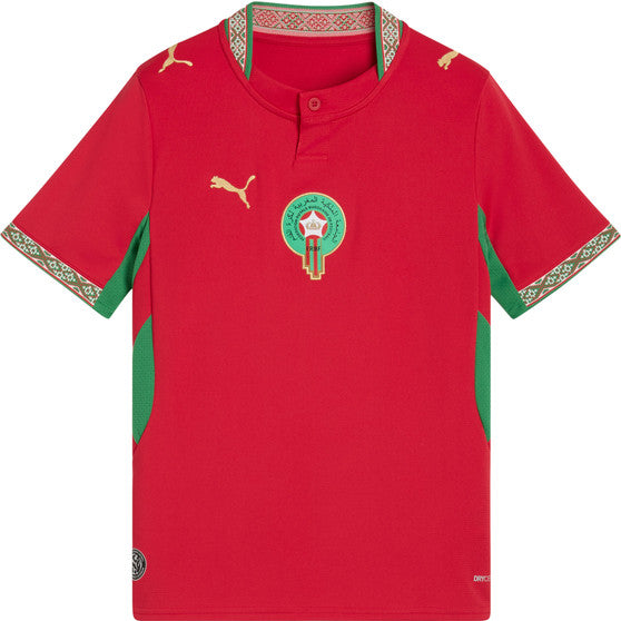Marokko Thuisshirt WK 2026 – Rood Premium Fan Jersey | Hakimi Style