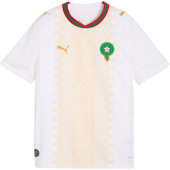 Marokko Uitshirt ( Heritage) WK 2026 – Wit Premium Fan Jersey | Bono & Díaz Style