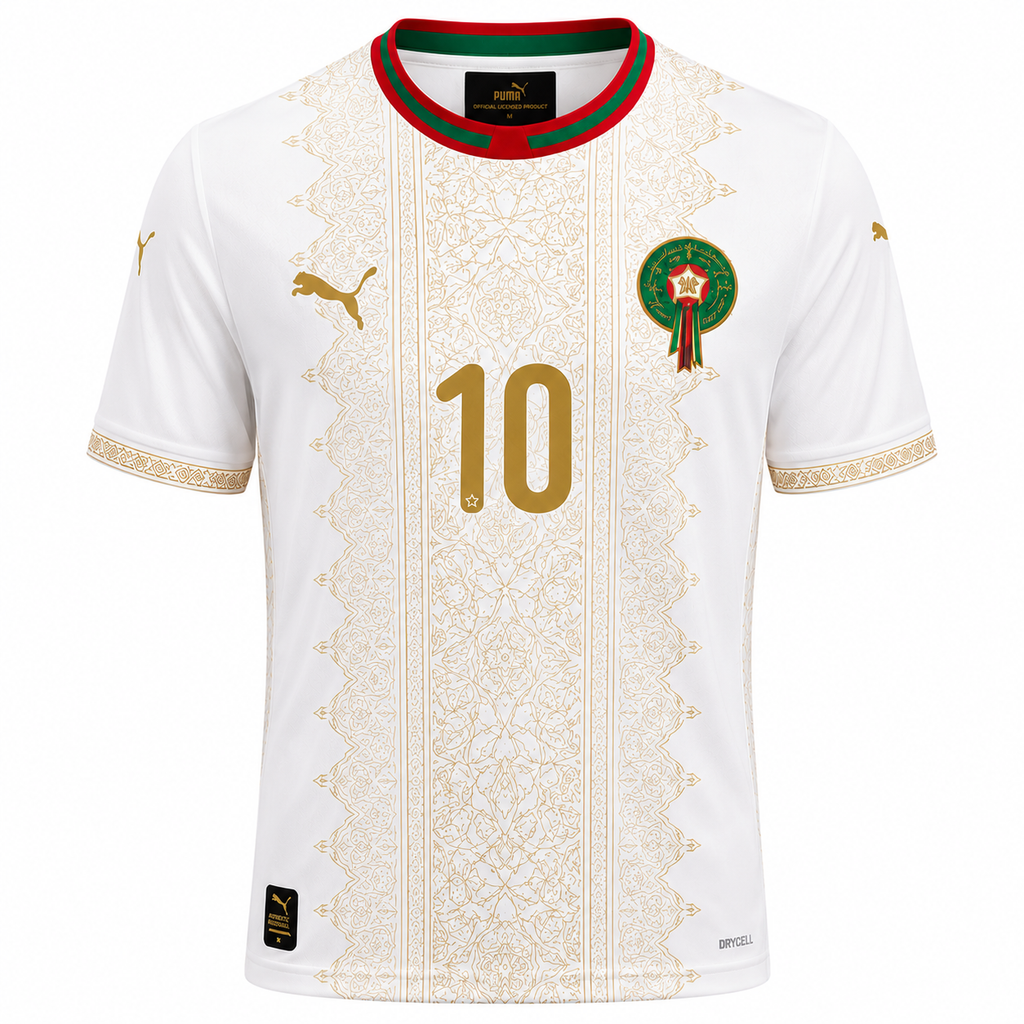 Marokko Uitshirt ( Heritage) WK 2026 – BRAHIM