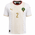Morocco Away Shirt (Heritage) 2026 World Cup – White Premium Fan Jersey | Bono & Diaz Style