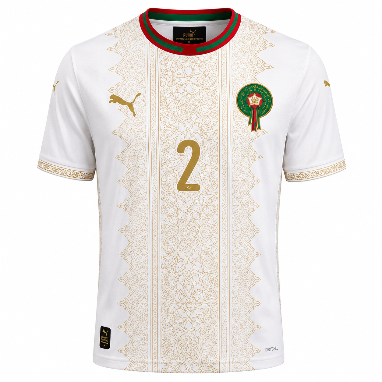 Marokko Uitshirt ( Heritage) WK 2026 – HAKIMI