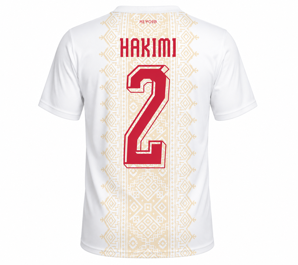 Marokko Uitshirt ( Heritage) WK 2026 – HAKIMI